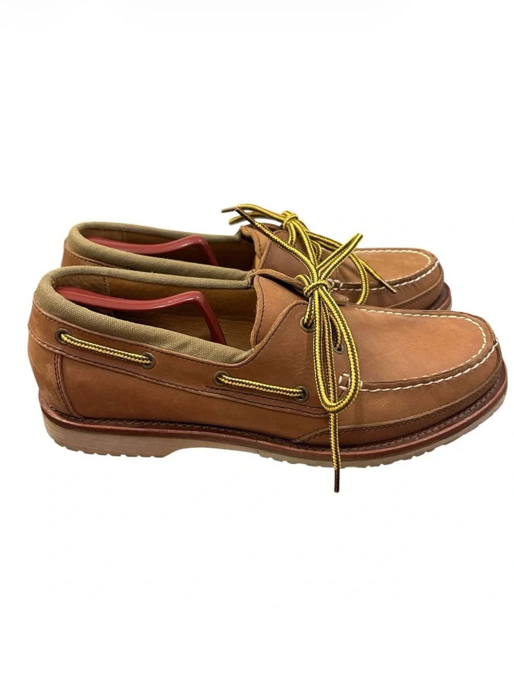 Men’s Lands’ End Leather Boat Shoes/Loafers – Size 10.5